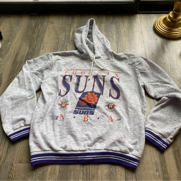 ~VINTAGE~ Phoenix Suns NBA Hooded Sweatshirt - Picture 6 of 8